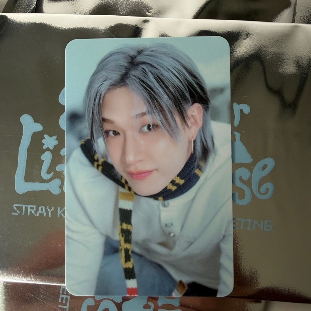 STRAY KIDS BANGCHAN 6th Fan Meeting Stay In Our Little House Box Tape Photocard